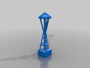 space needle rev2 diy 3d print model - Mito3D