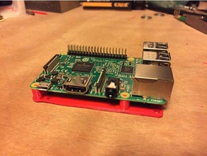 semplice raspberry pi 3 sistema di montaggio l'elettronica polpi octoprint caso custodia retropie retrò torta 3d print model - Mito3D
