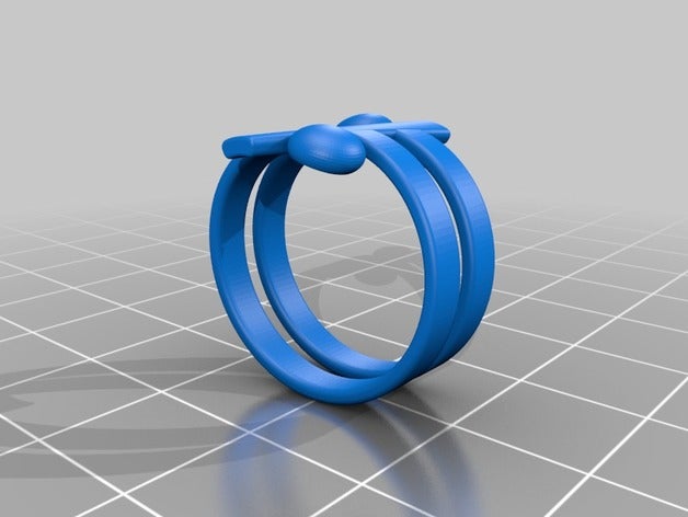 friendship ring rings 3D print model - Mito3D