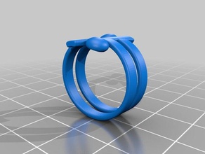 friendship ring rings 3d print model - Mito3D