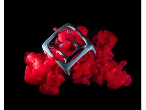 hyper cube matematica arte cubo la geometria ipercubo 3d print model - Mito3D