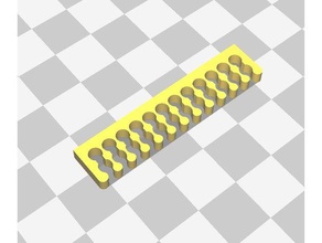 singola su 24 pin alimentatore cavo pettine computer 3d print model - Mito3D