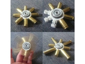 bullet shell spinner mechanical toys fidget 3d print model - Mito3D