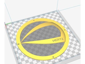 hertz gril 17cm woofer diy 3d print model - Mito3D