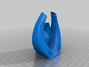 tevo tarantula bullduct - hata düzeltme: 40mm stok fan 3d yazıcı parçaları 3d print model - Mito3D
