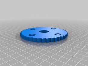lame de scie circulaire fidget spinner jouets mécaniques la main vu toupie jouet 3d print model - Mito3D