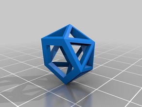 gyro elongated pentagonal pyramid math art customized 3d print model - Mito3D