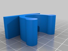 suporte mural balai organização personalizado 3d print model - Mito3D