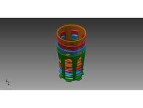 en plastique de support tasse ménage 3d print model - Mito3D
