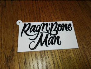rag 'n'bone man keychain an Schlüsselanhänger dagoma dagomaniack discoeasy 200 3d print model - Mito3D