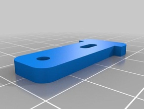 mounting tab cheap geared motors robotics dc motor mount replacement part 3d print model - Mito3D