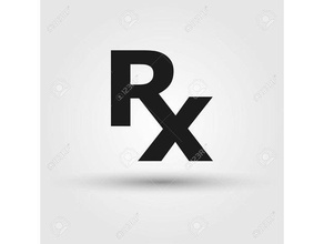 simbolo sans-serif La stampa 3d medico droga le droghe ospedale la medicina il farmacista farmacia prescrizione di vendita al dettaglio rx 3d print model - Mito3D