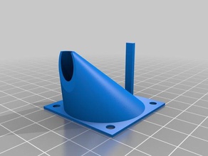 la mia su misura completamente ventilatore verticale del condotto Stampante 3d estrusori 3d print model - Mito3D