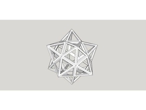 estrela em forma de dodecaedro arte da matemática dodecaedre etoile geometrie polyedre poliedro estelar estrelado stello 3d print model - Mito3D
