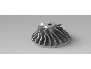 impeller 3d printing pump jet engine turbine 3d print model - Mito3D