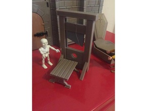 playmobil guillotina las estructuras de edificios 3d print model - Mito3D