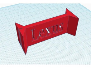 lexus is300 porte-gobelets diviseur de soutien L'impression 3d 3d print model - Mito3D
