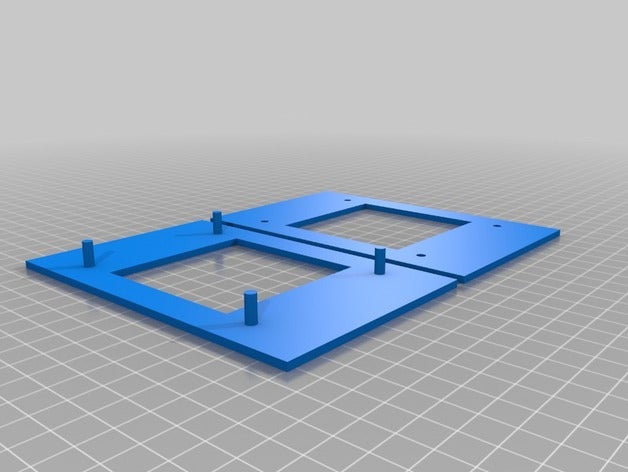 Sayısallaştırma 6x6 negatif tutucu-jchp 3d baskı 120film 120 film 6x6cm fotoğrafçılığı orta format 3D print model - Mito3D