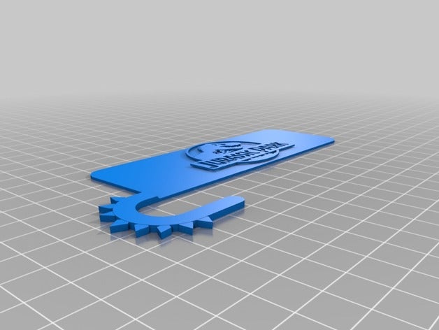 jurassic park bookmark 3D print model - Mito3D