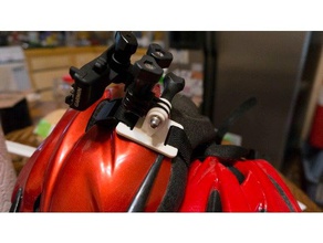 camera mount bike helmet sport & outdoors 3d print model - Mito3D