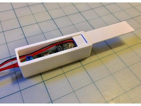 diapositiva-top box los contenedores cuadro encolsure deslice 3d print model - Mito3D