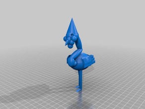 flamingo gnome La stampa 3d 3d print model - Mito3D