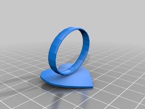 Herz-ring Ringe 3d print model - Mito3D