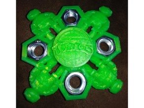 las tortugas ninja spinner juegos y juguetes fidget 3d print model - Mito3D