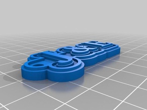 j & e keychains customized 3d print model - Mito3D