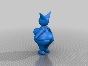 luckycat von willendorf sculptures lucky cat venus 3d print model - Mito3D