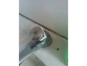 water saving tap clip bathroom 3d print model - Mito3D