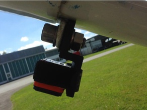 camera mounts cessna 150 152 172 sport & outdoors action cam mount general aviation runcam 3d print model - Mito3D