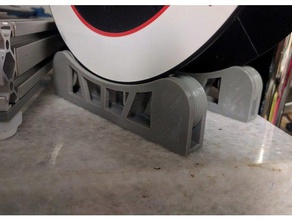 tush guided bearings remix 3d printer accessories filament-spool filament spool holder 3d print model - Mito3D