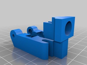 bowden mount m6 M12 wade alanında +3mm filament dişli 3d yazıcı ekstruder monte edin uydurma gregs 3d print model - Mito3D