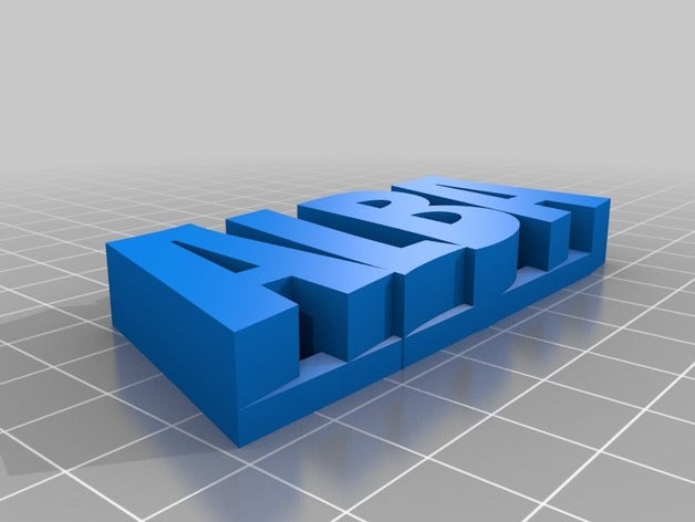 my customized 3d name plate sculptures 3D print model - Mito3D
