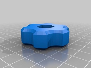 my customized thumb knob - metric hand tools 3d print model - Mito3D
