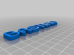 b personalizado 3d print model - Mito3D