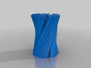 my customized text container math art 3d print model - Mito3D