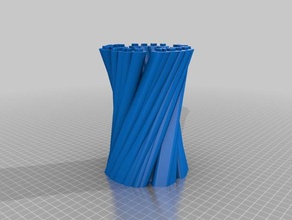 my customized text container math art 3d print model - Mito3D
