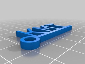kelly Schlüsselanhänger generator kundengebundene 3d print model - Mito3D