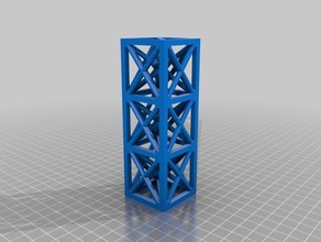 structure en treillis de la bibliothèque L'imprimante 3d pièces 3d print model - Mito3D
