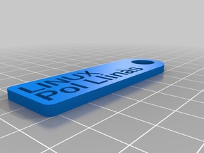 linux pol llinas organización personalizado 3d print model - Mito3D
