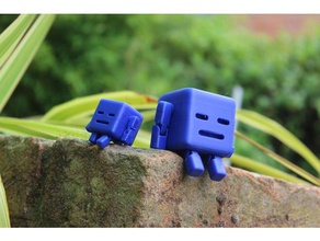 cub3bot - stampa luogo cuboide robot La 3d cool divertente giochi la robotica i giocattolo 3d print model - Mito3D