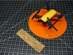 dji In fırlatma rampası w düzeyi kıvılcım r c araçlar mavic pro hayali 3d print model - Mito3D