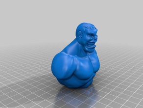hulk - Büste Spielzeug & game Zubehör action-Figur hulk-Büste avengers 3d print model - Mito3D