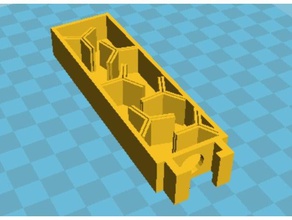 modulare triangolare ant formicarium piccolo gli animali domestici 3d print model - Mito3D