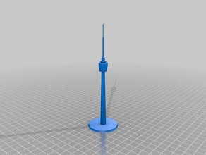 tv tower stuttgart solid buildings & structures 3d print model - Mito3D