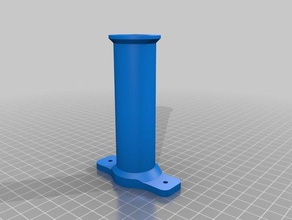 spool bracket holder kossel 2020 al profile 3d printer parts filament spoolholder 3d print model - Mito3D