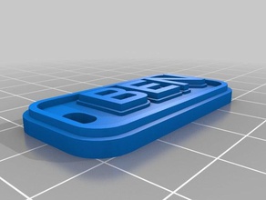 ben Anahtarlık özelleştirilmiş 3d print model - Mito3D