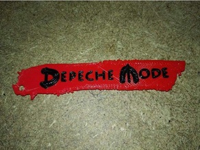 depeche mode chaveiro chaveiros dagoma dagomaniack discoeasy 200 3d print model - Mito3D